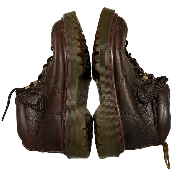 Vintage Men’s Dr. Martens  8287 Brown Leather High Top Lace Up Chunky Boots - Picture 9 of 13